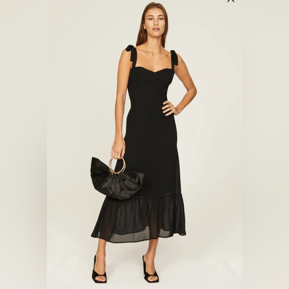 Reformation - Black Nikita Dress - 4